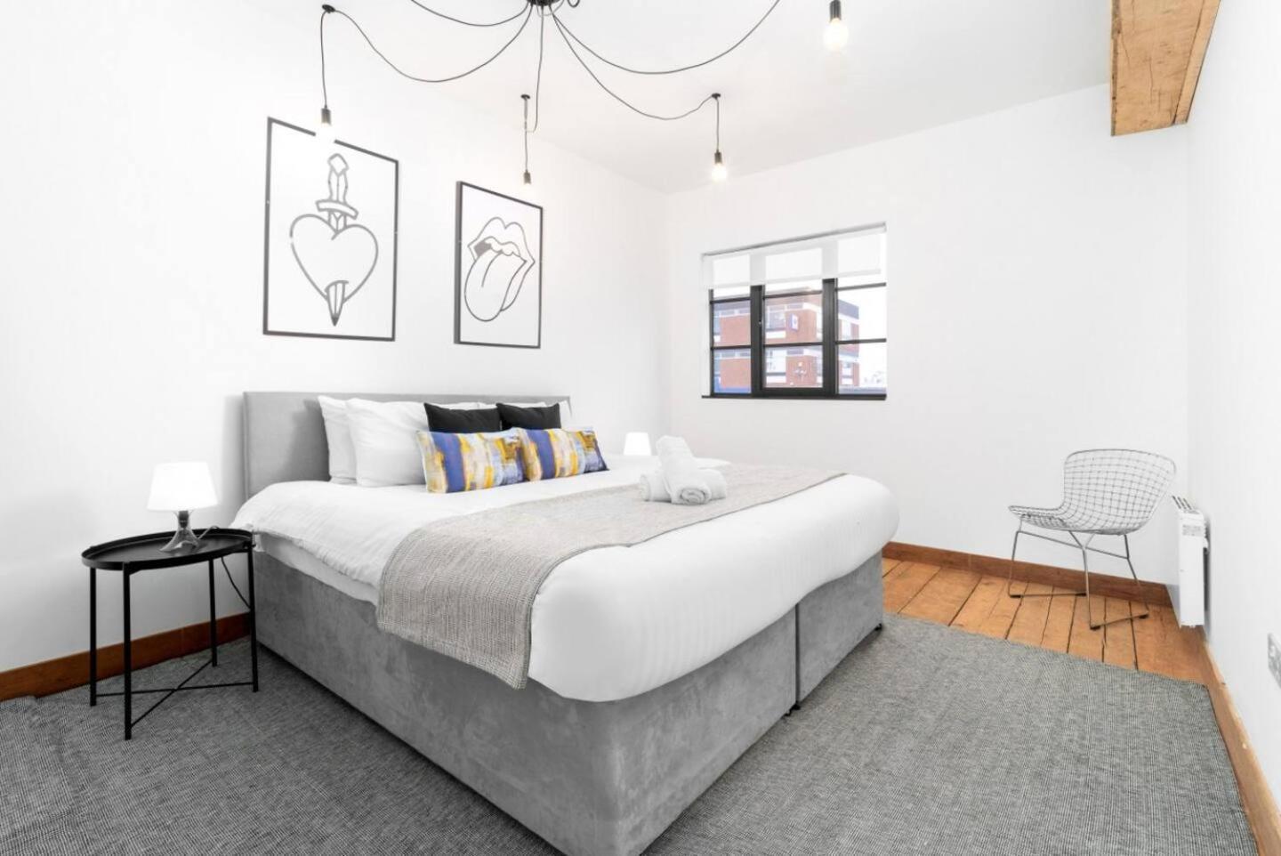Loft Style Apartment - Near City Centre - Smart Tv- Wifi - Parking - Top Rated - 3Nt Birmingham Exteriör bild